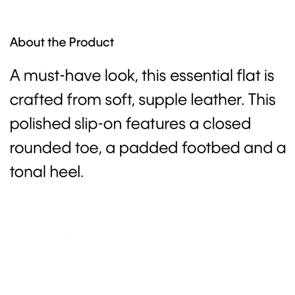 ✨Calvin Klein Leather Flats✨ - Picture 6 of 8